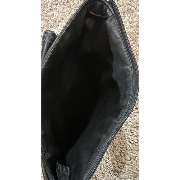 Vintage COACH Black Penelope Turnlock Swingpack Pebble Leather Crossbody - Picture 6 of 14